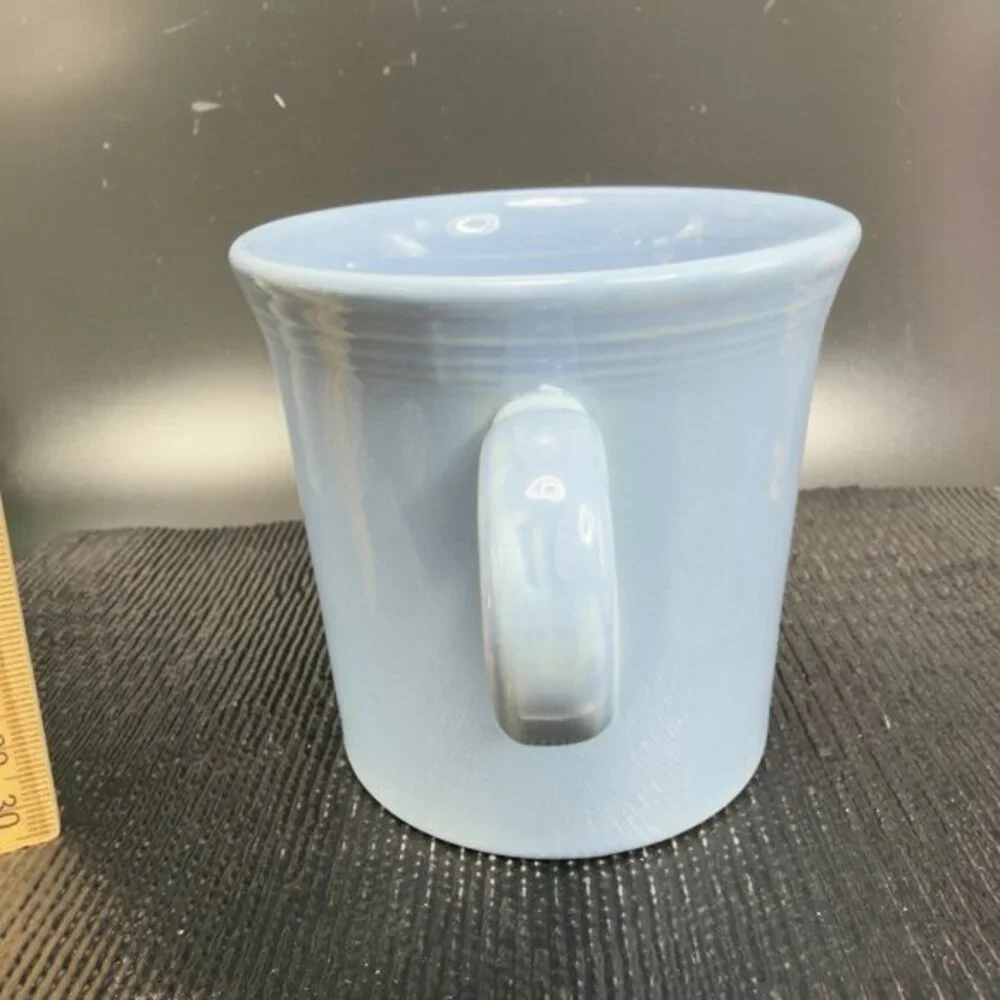 Fiesta Fiestaware USA Coffee Mug Cup Light Blue Stoneware Mug Periwinkle‎ Glaze